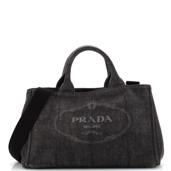Prada Handbags - Prada Canapa Convertible Tote Denim #174636P55B